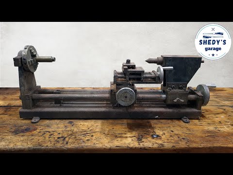 Abandoned Old Lathe - Restoration