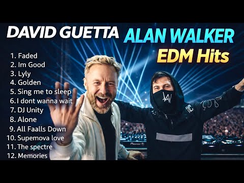 David Guetta & Alan Walker 🔥 | Best EDM Playlist 2025 Make your heart melt ❤️