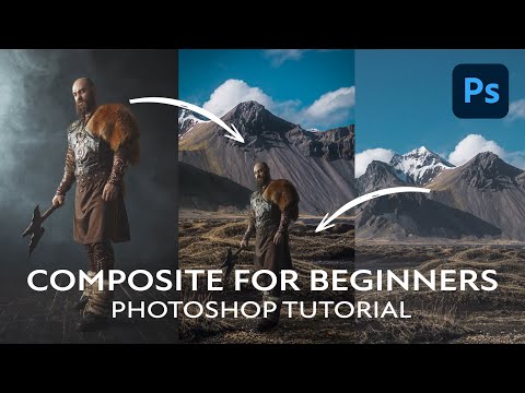 Photoshop COMPOSITES, Blend Photos & Add Elements (Beginners Tutorial)