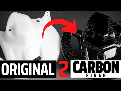 How to Make a Carbon Fiber Part - Disc Brake Cover for HONDA motorcycle