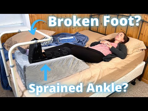 How to Sleep with a Sprained Ankle? | Broken foot, broken ankle, foot surgery, ankle surgery