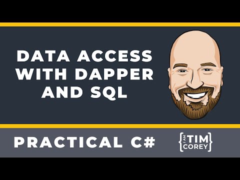 Simple C# Data Access with Dapper and SQL - Minimal API Project Part 1