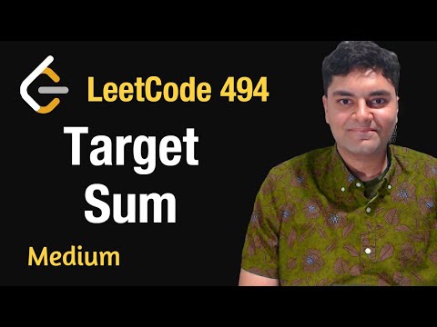 Target Sum - Leetcode 494 - Python