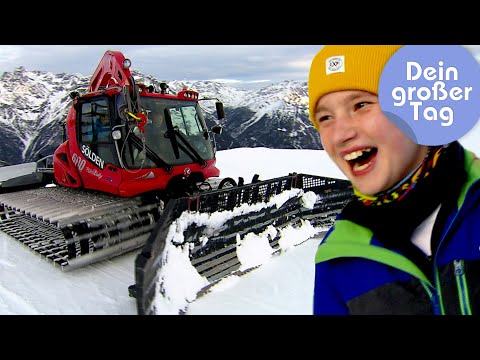 Bahn frei! Tim fährt Pistenraupe | Dein großer Tag