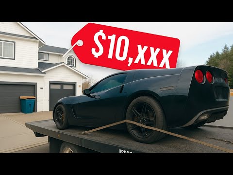 I BOUGHT THE CHEAPEST C6 CORVETTE I COULD FIND WITH "NO DAMAGE"