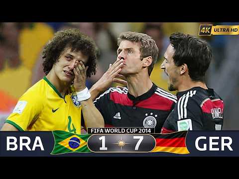 THE BRAZILIAN NATIONAL TEAM WAS HUMILIATED BY GERMANY IN THEIR OWN COUNTRY