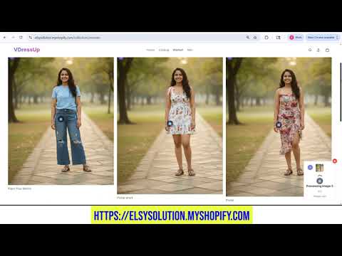 Virtual try-on technology for e-commerce websites allows customers to try clothing on themselves.