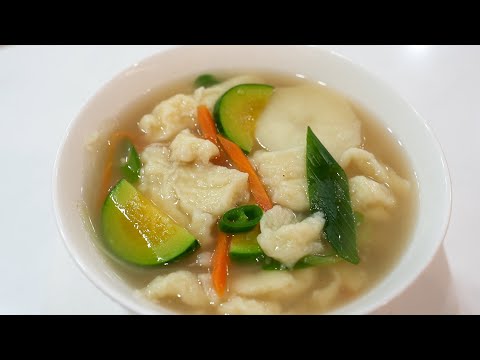 🔴 손에 반죽 안 묻히고 만드는 간단한 "주걱 수제비" 뚝딱 생방송