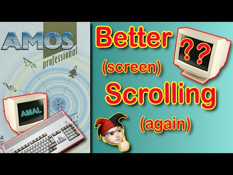 AMOS: Screen Scrolling on the Amiga using AMAL