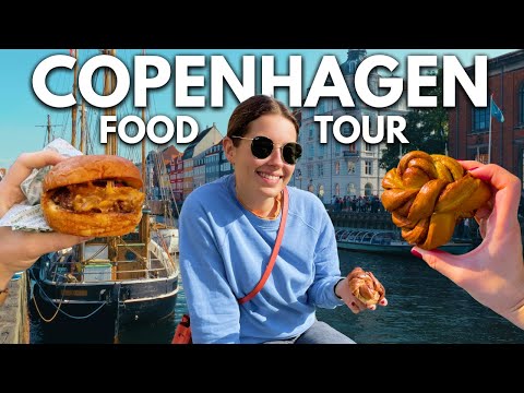 COPENHAGEN'S Best Street Food: Hot Dogs, Cinnamon Rolls, Rye Bread, Burgers, Food Markets 🇩🇰