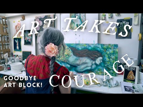 How to OVERCOME Fear & Resistance of Making Art | Goodbye Creative Block!