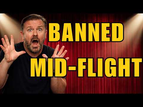 Ricky Gervais - The Most Insane Plane Story (Stand Up Comedy Clip)