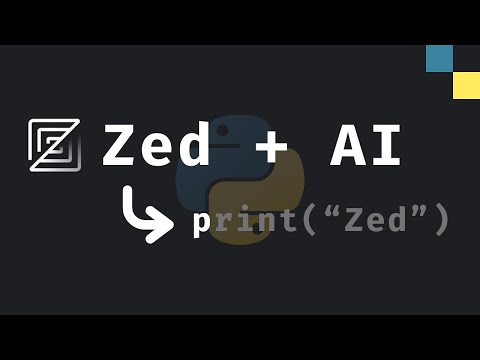 I'm trying Zed with the built-in AI assistants
