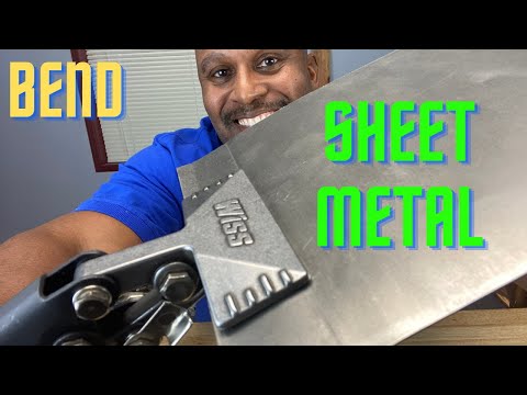 HOW TO BEND SHEET METAL WITHOUT A BRAKE