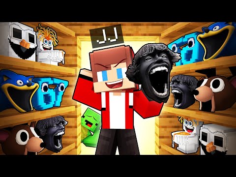 JJ BECAME ANY MOB to Troll Mikey in Minecraft (Maizen)