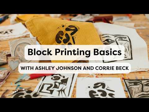 Learn to Block Print + Tour This Shared Artists' Studio | Creative Genius | HGTV Handmade
