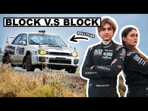 Block Kids Go Head to Head in a Rallycar: Kira and Mika's Road to Rally