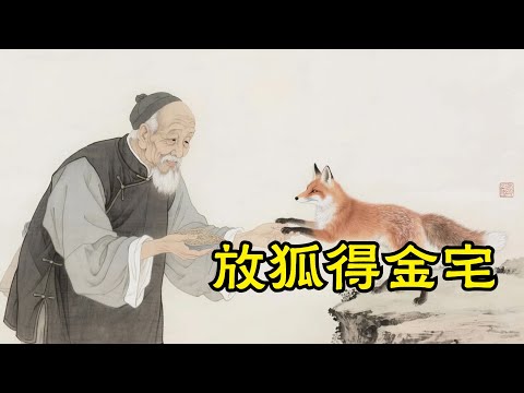 老漢好心買下狐狸放生，半夜竟聽狐語入夢：恩人，快借錢買下城東那座凶宅！#民間故事 #故事頻道 #感人故事 #家庭