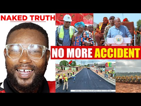 🚨Big Push Hit Sunyani: 👏Ghana roads gradually becoming the best in Africa thanks to JM