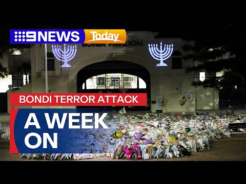 A week on from the devastating events of the Bondi terror attack | 9 News Australia