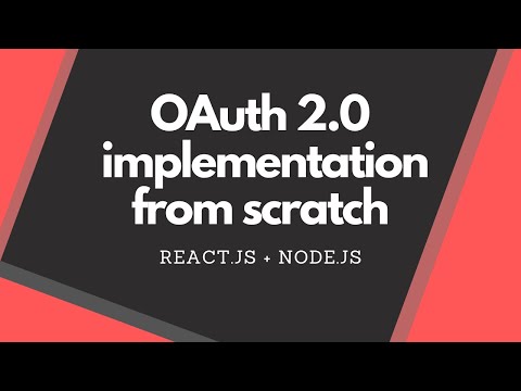 OAuth 2.0 using Auth0 | React.js and Node.js