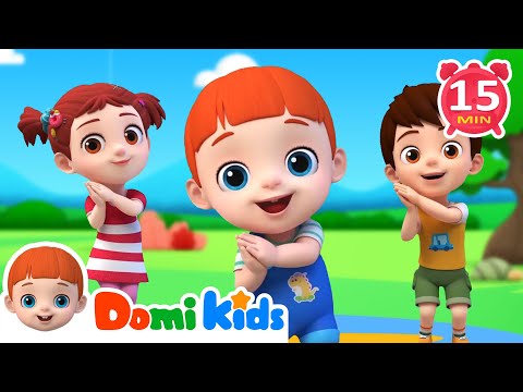 快樂拍手歌！👏🎵 | 和多米一起跳舞吧 💃🕺 | 兒歌 | 兒童運動舞蹈 🏃‍♂️🎶 | 如果感到快樂就跺跺腳 👣😂 | LEFUN Kids TV