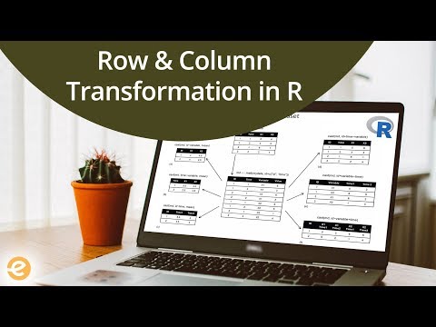 R Programming | Transforming Rows & Columns in Dataframe | Eduonix