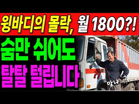 6시간 운전 월매출 1800만원, 숨만 쉬어도 월 1000만 원 나간다 60대 윙바디 기사님 | 노후생활 |오디오북