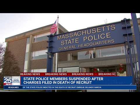 4 Mass. State Police members suspended after charges filed in death of recruit