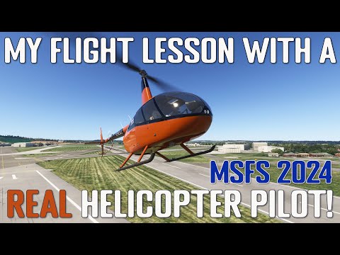 MSFS 2024 Helicopter Flight Lesson with a REAL Pilot!