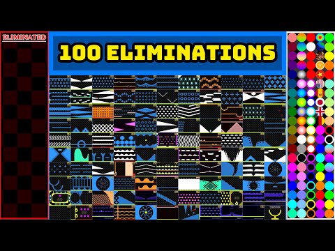 100 Eliminations Marble Race | Marble Race in Unity