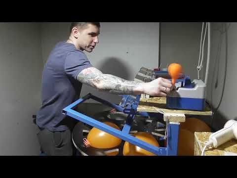 Многоцветная печать на воздушных шарах