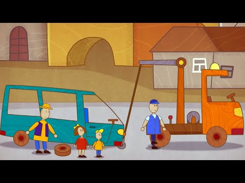 Мультфильм Машинки 🚑  Машины помогают людям (сборник серий) 🚒 Новый мультсериал