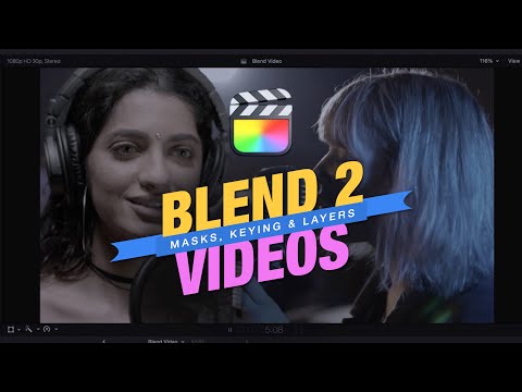 Soft Blended Split Screen in Final Cut Pro [MASKS, KEYS & LAYER TIPS - NO PAID PLUGINS]