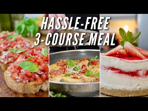 3-COURSE MEAL Simple & Stress-Free