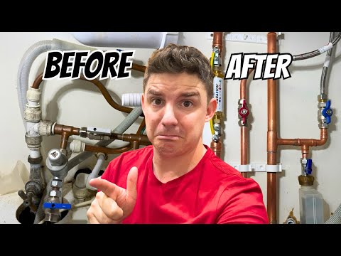 Pipework shambles to copper master piece! 