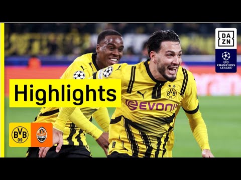 Borussia Dortmund - Shakhtar Donezk | UEFA Champions League | DAZN Highlights