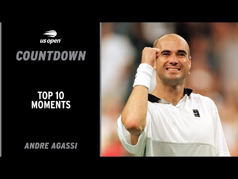 Andre Agassi | Top 10 Moments | US Open