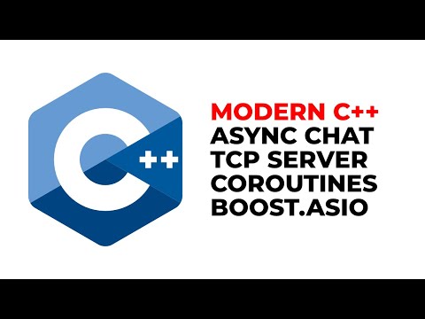 Modern C++ async chat server using coroutines and boost asio