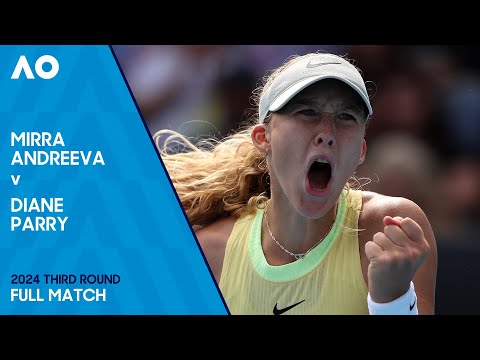Mirra Andreeva v Diane Parry Full Match | Australian Open 2024 Third Round