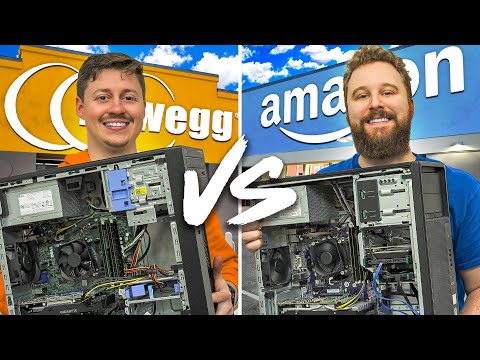 Amazon vs Newegg Prebuilt Gaming PC Challenge!