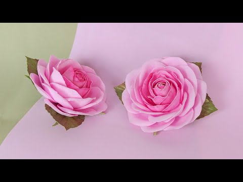 Вы только взгляните! СУПЕР реалистичная РОЗА из фоамирана 🌹БЕЗ шаблона/ DIY/Foamiran rose