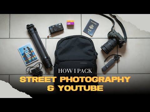 What's In My Camera Bag | Packing For Street Photography and YouTube