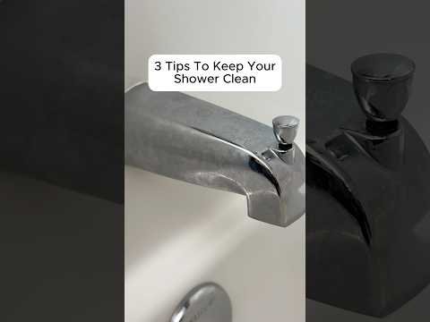 3 Tips To Keep Your Shower Clean #howto #cleaning #cleaning tips g