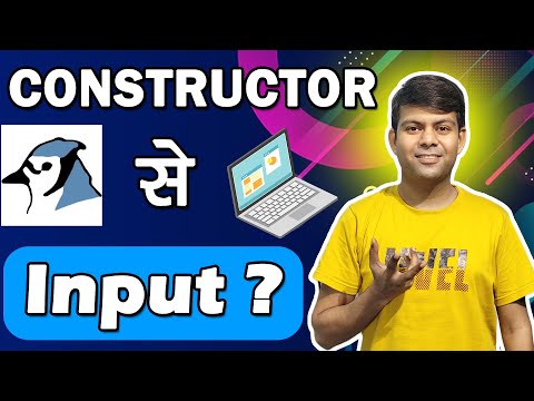 Input using Constructor | Important in Java for 2025 Exams | Class 10th Computer