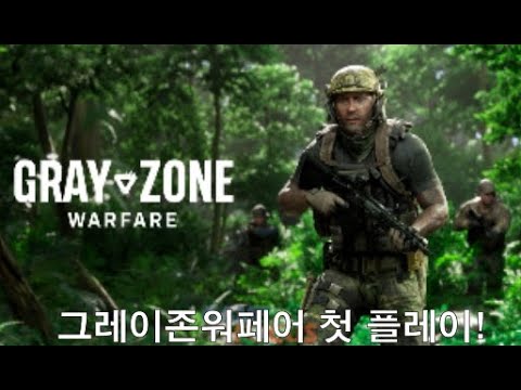 결국 출시한 "그레이존워페어" 첫 경험