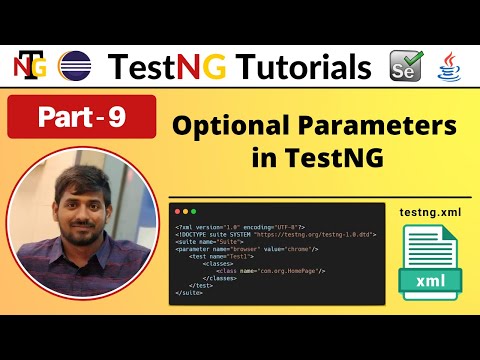 P9 - Optional Parameters in TestNG | TestNG | Testing Framework |