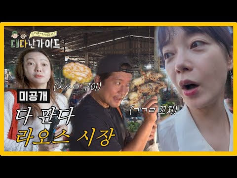 [미방분] 없는 거 빼고 다 판다는 라오스 시장🧺