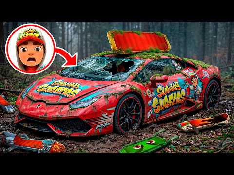 FULLY Restoration Jake's Abandoned Lamborghini | Restoring FORGOTTEN Lamborghini from Subway Surfers