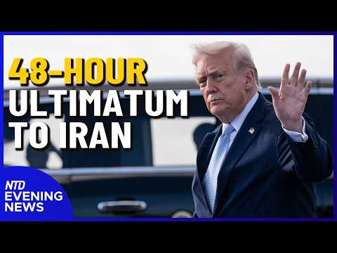 Trump Issues Ultimatum to Iran; ICE to Deploy to Airports on Monday | NTD Evening News (March 22)